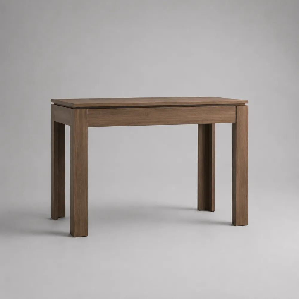 Tavolo da pranzo rettangolare in legno, marrone noce, 110 x 70 x 75 cm